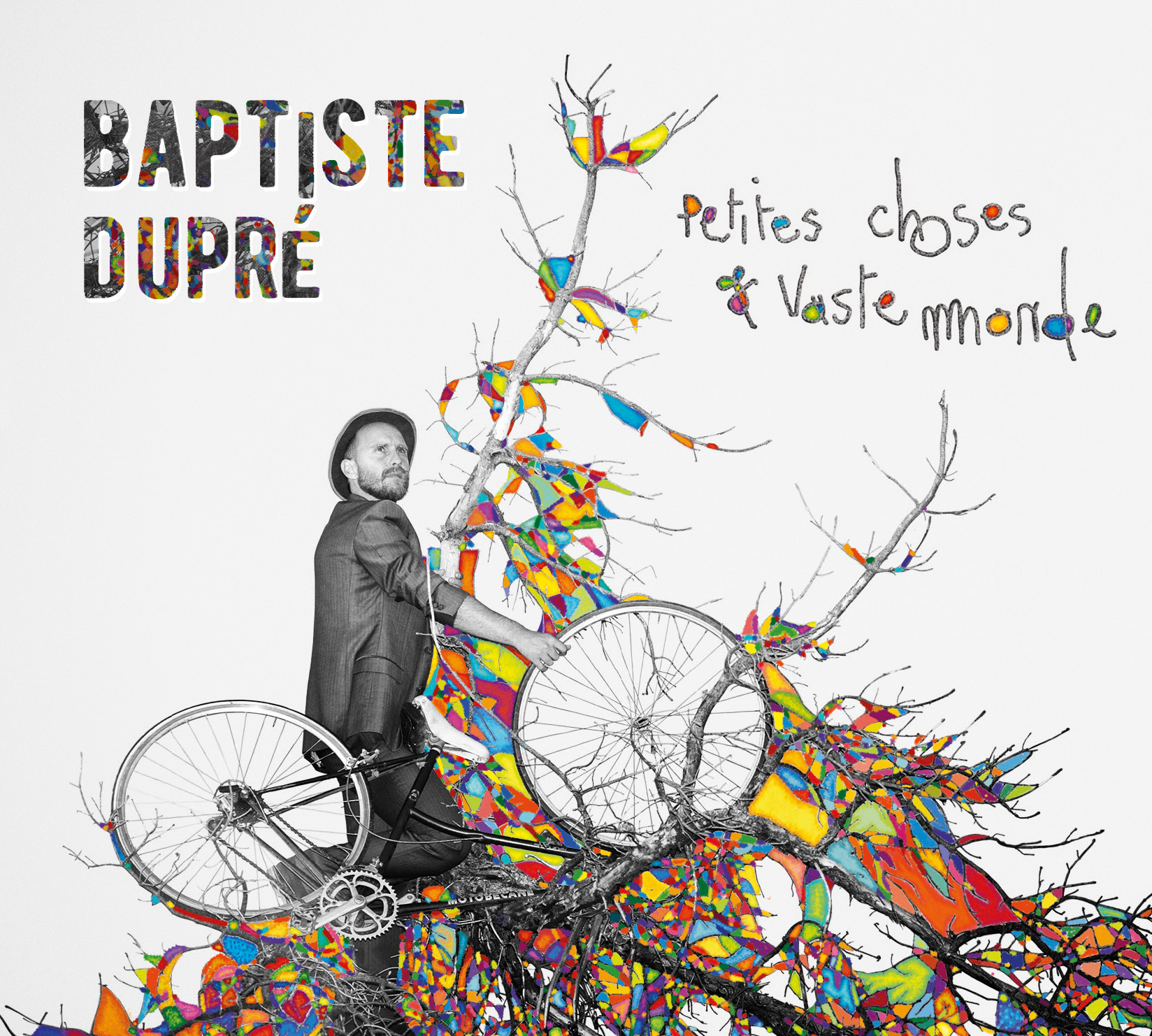 Baptiste Dupré Pochette album Petites choses et vaste monde RVB